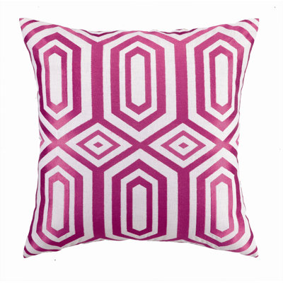 Hotel Soho Embroidered Linen Throw Pillow