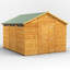 Powersheds 12 x 10ft Timber Tongue & Groove Security Garden Shed