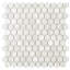 Carreau de mosaïque en nid d'abeille 11,75 po x 11,75 po Mother of Pearl 