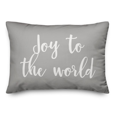 Coussin Joy to the World