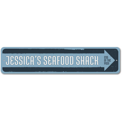 Seafood Shack Aluminum Sign