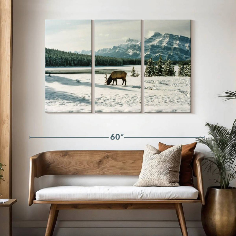 Wapiti Brampt Banff, H 32 po x l 50 po