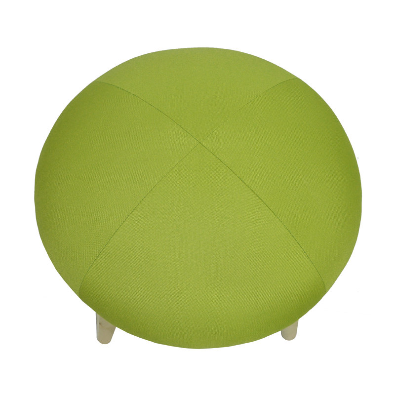 Solid + Manufactured Wood Accent Stool, Lime