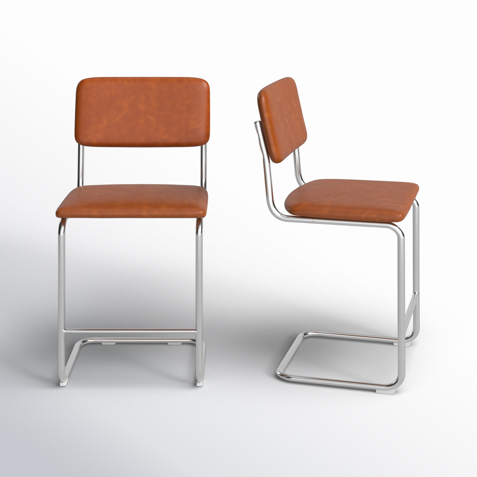 AllModern Walsh Vegan Leather Bar & Counter Stool & Reviews | AllModern
