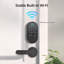Leviers de porte lourds avec serrure intelligente