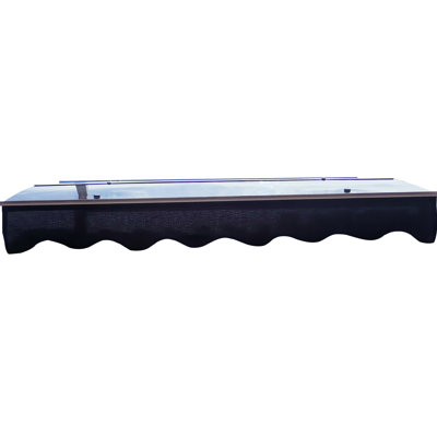 59"X34" Awning For Door And Window - Polycarbonate Roof Brackets Heat Shade & Aluminum Rainproof Protected