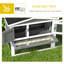 Cage à lapin 2 étages Pawhut Rabbit Hutch-481122389