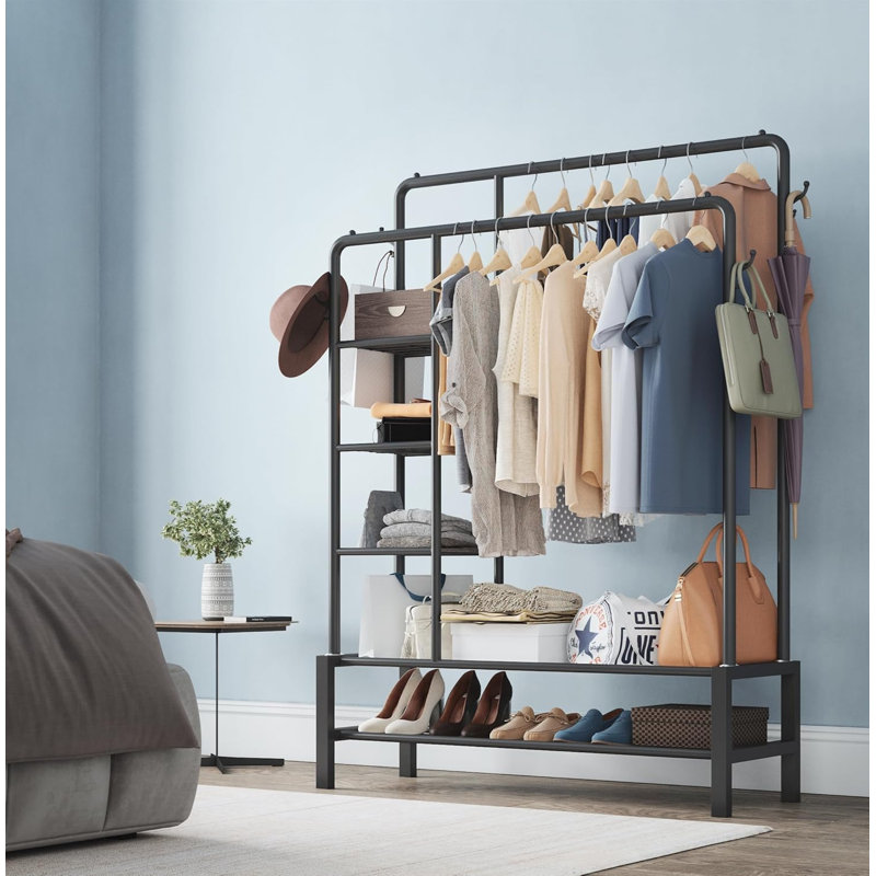 115cm Clothing Rack, Black