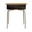 Goddard Height-Adjustable Open Front Student Desk with Metal Book Box-86584734