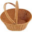 Panier de pique-nique en osier de polyester Bay Isle Home ™ | Mesure 16 po x 13,5 po x 7,5 po | Pour les pique-niques, les fêtes et les réceptions | Fibres de polypropylène tissées à la main qui dureront