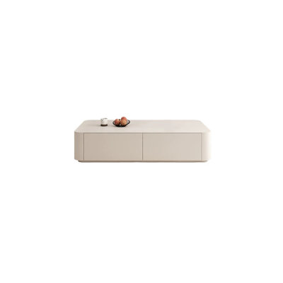 Cream Style Wood Coffee Table