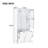 Black Freestanding Bathroom Storage Cabinet With Tilt-Out Laundry Hamper, Doors, Drawers, And Adjustable Shelf | Gift Idea-1326734776