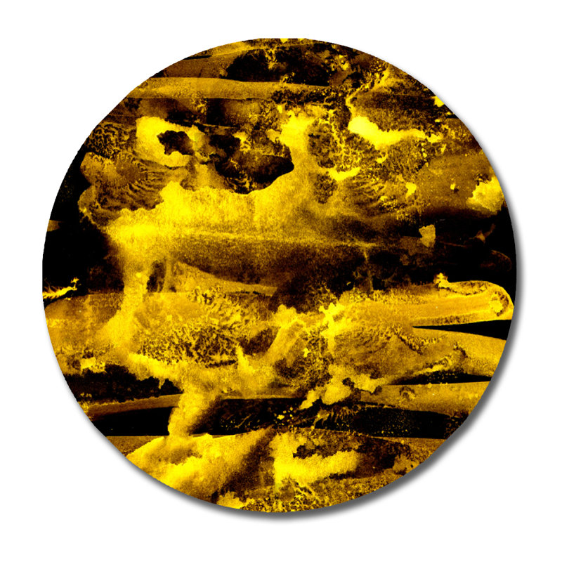 Black Gold " Black Gold ", Acrylic, 36" H x 36" W x 1.5" D