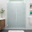 Porte de douche à charnière sans cadre 61 "x 72" Belmore GS-30110794-105587910