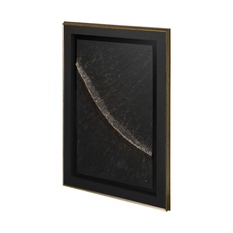 Fossil II, une œuvre d'art originale sous verre faite à la main, Fossill II