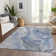 Machine Washable Indoor/Outdoor Cinead ACN1681 Denim Rug