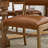 Modern Upholstered Solid Wood Dining Chair With Backrest Side Chair Set Of 2