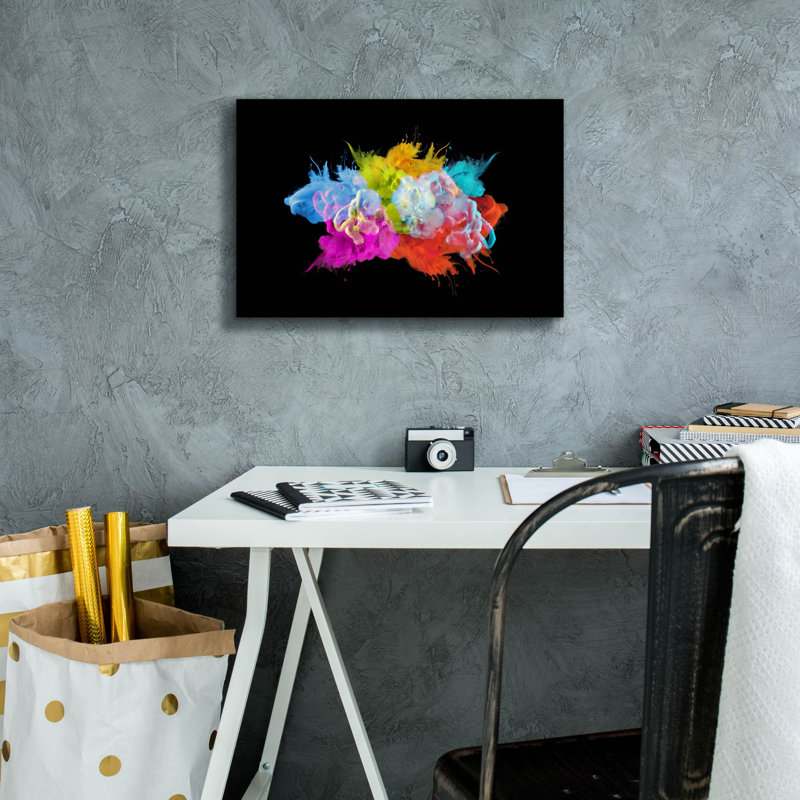 «Explode» par Epic Portfolio, art mural sur toile, H 12 po x l 18 po x P 0,75 po