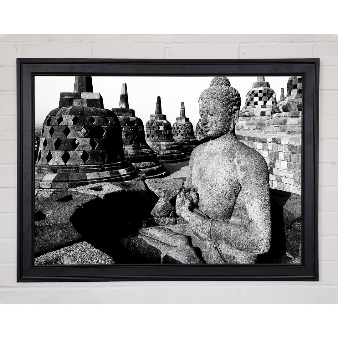 Peaceful Buddha Home Gerahmter Druck