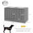 Storage Cabinet With Elevated Dog Bowls