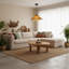Luminaire suspendu scandinave en corde de chanvre, hauteur réglable E26