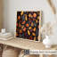«Botanical Fall Botanical Leaves», impression de chalet sans cadre IV-1644185110