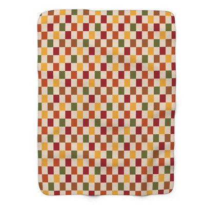 Couverture en sherpa de qualité supérieure Tawny Mix - 1 pièce