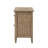 2-Drawer Nightstand With Round Bronze Pull Knobs