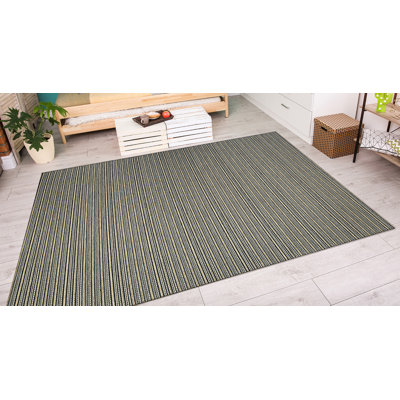 Tapis rayé intérieur / extérieur Kazeem