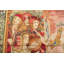 Hand-Knotted High-Quality Red/Green/Yellow Area Rug