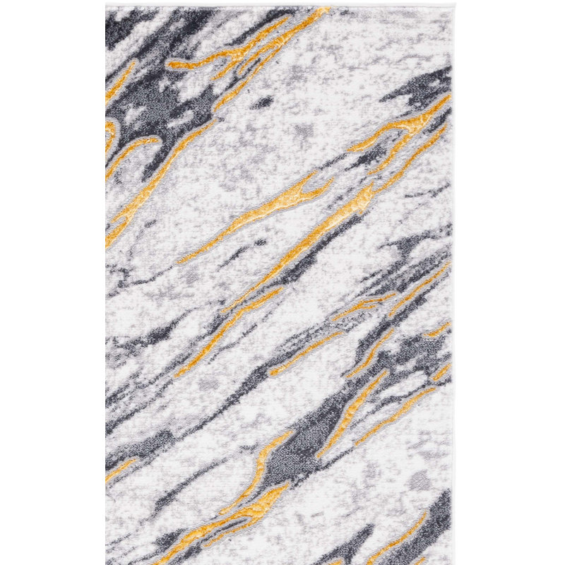 Loreatha Performance Performance Abstract Rug, Runner 2'2" x 8'
