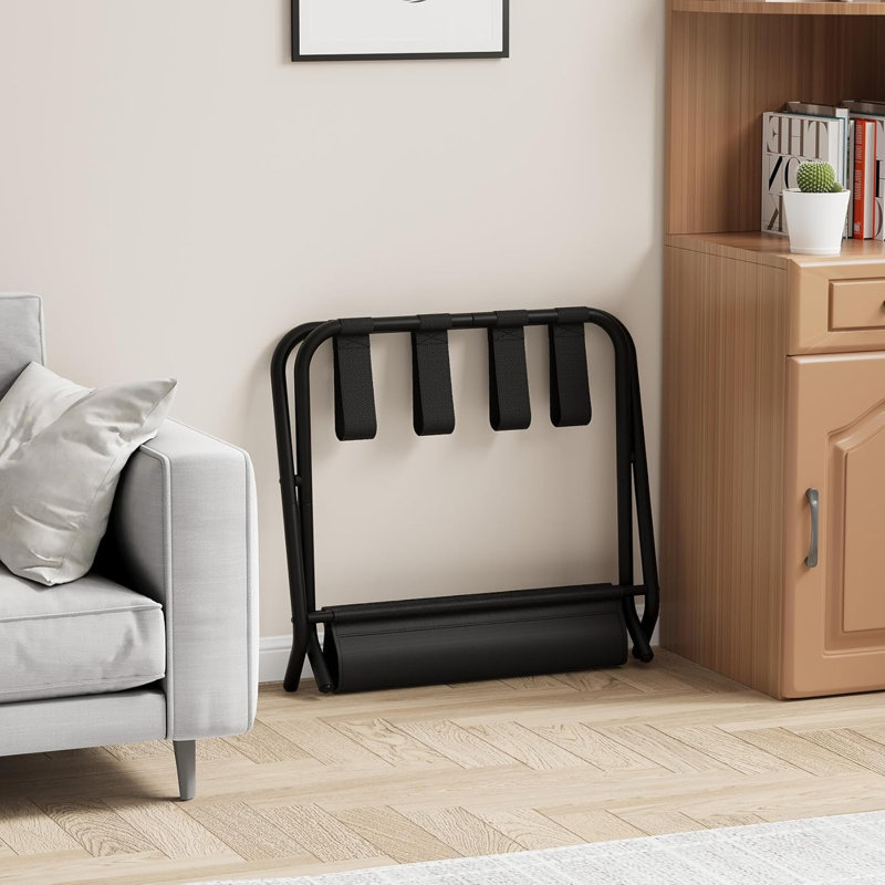 Black Luggage Rack Pack Of 2, Black