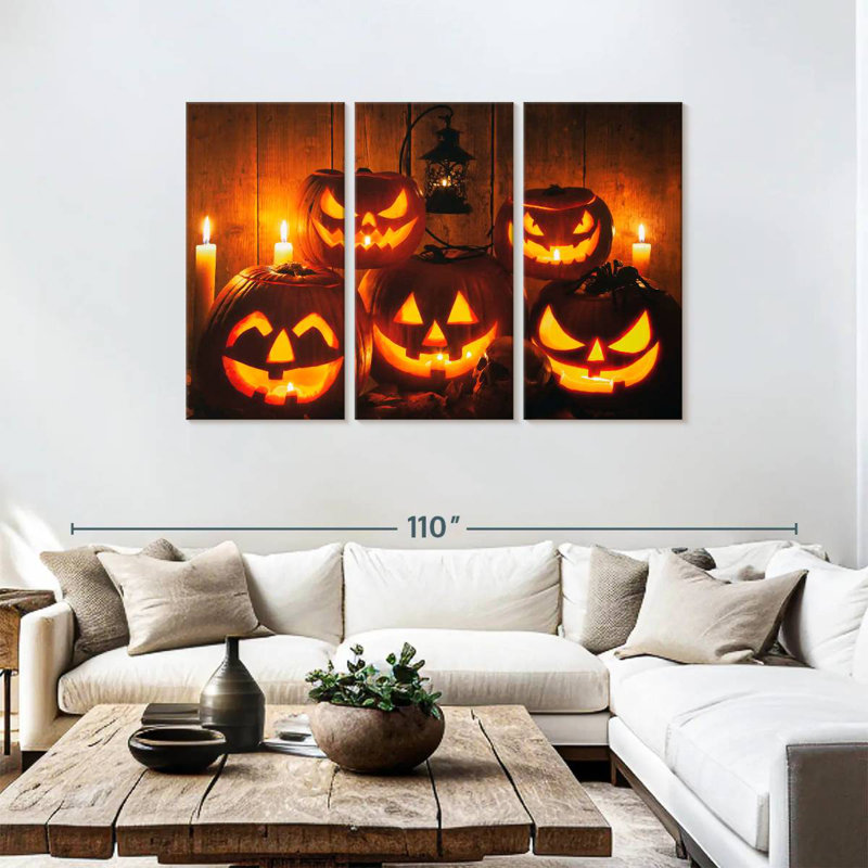 Lanternes d'Halloween Lelend, H 48 po x l 74 po