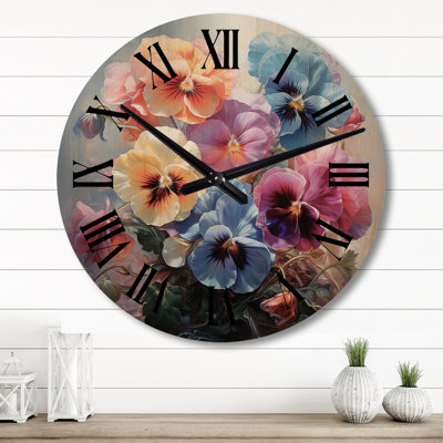 Horloge murale en bois massif Mujtaba