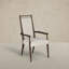 Highland Oak High Back Dining Arm Chair-363035105