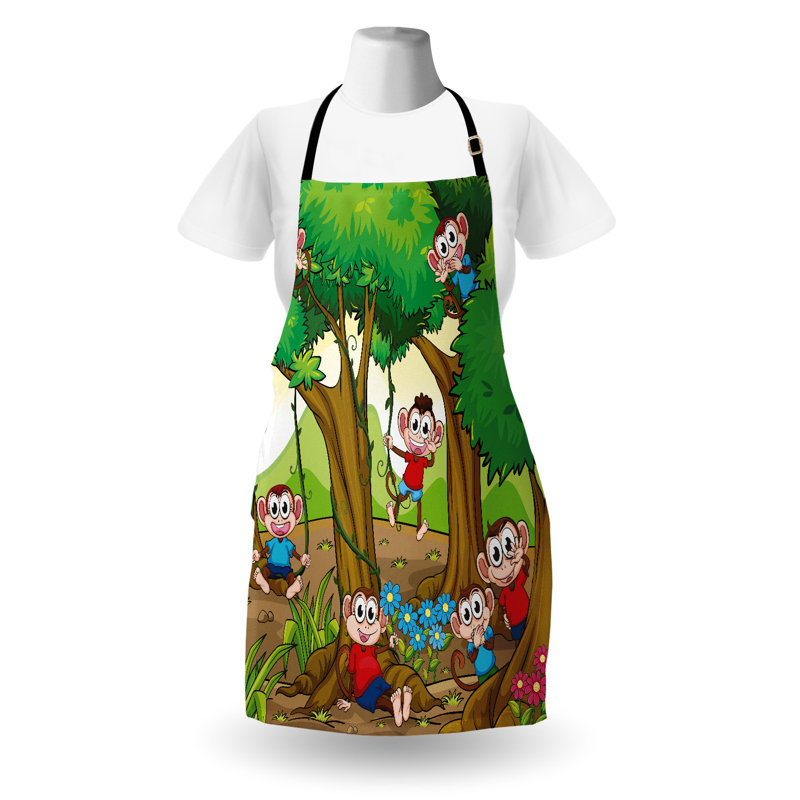 No Pattern Bib Apron