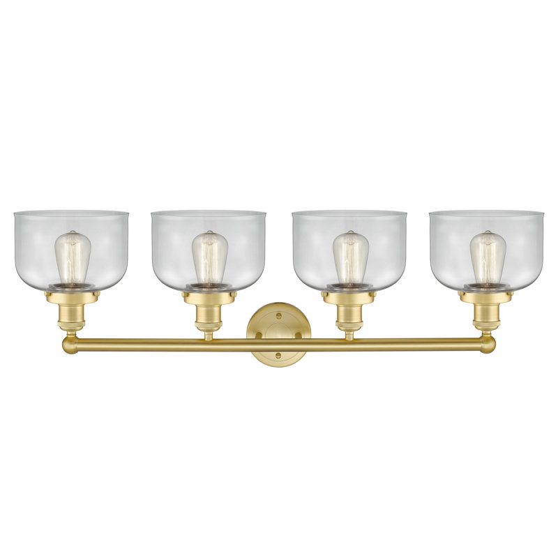 Annagene 4 - Light Dimmable Vanity Light, Clear, Satin Gold