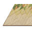 Tapis géométrique vert / brun-563587061