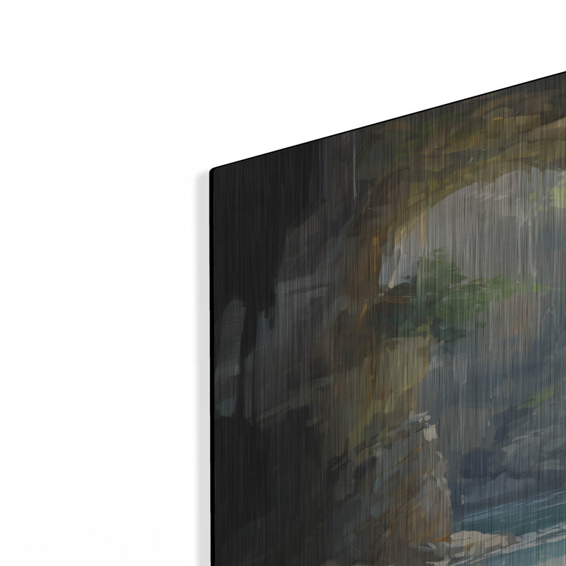 Art mural en métal 1 "par r3darch0n Cove, 16" x 12 ", H 24 po x l 36 po