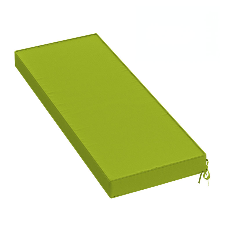 Outdoor Bench Cushion 45 X 18 X 3 Inch Indoor And Outdoor Seat Cushions, Grass Green, 45" W x 18" D