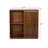Mid Century Sideboard With 2 Sliding Door & Solid Wood Decorative Strips, Storage Cabinet For Living Room, Kitchen, Dining, Entryway, Hallway