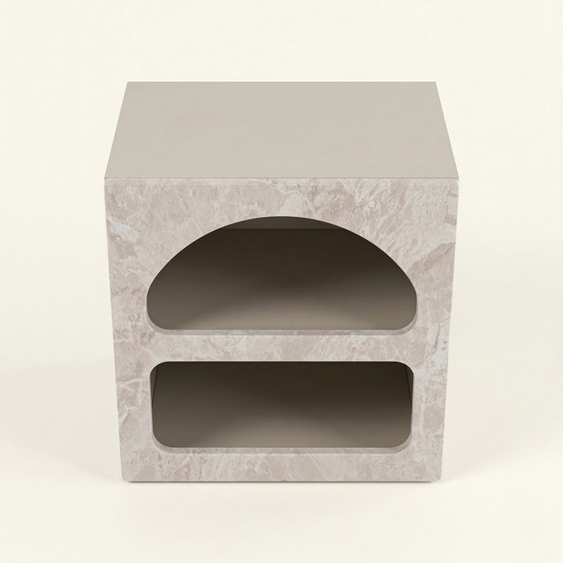 Aurelia Arched Open Shelf Nightstand