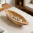 Hand-Carved Fir Wood Serving Bowl, Rustic Natural Style, 13.19'' Decorative Trays