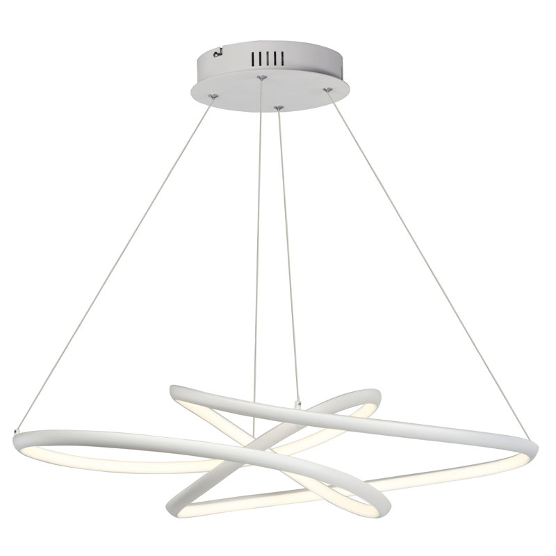 Lustre géométrique à DEL 1 lumière Peabody