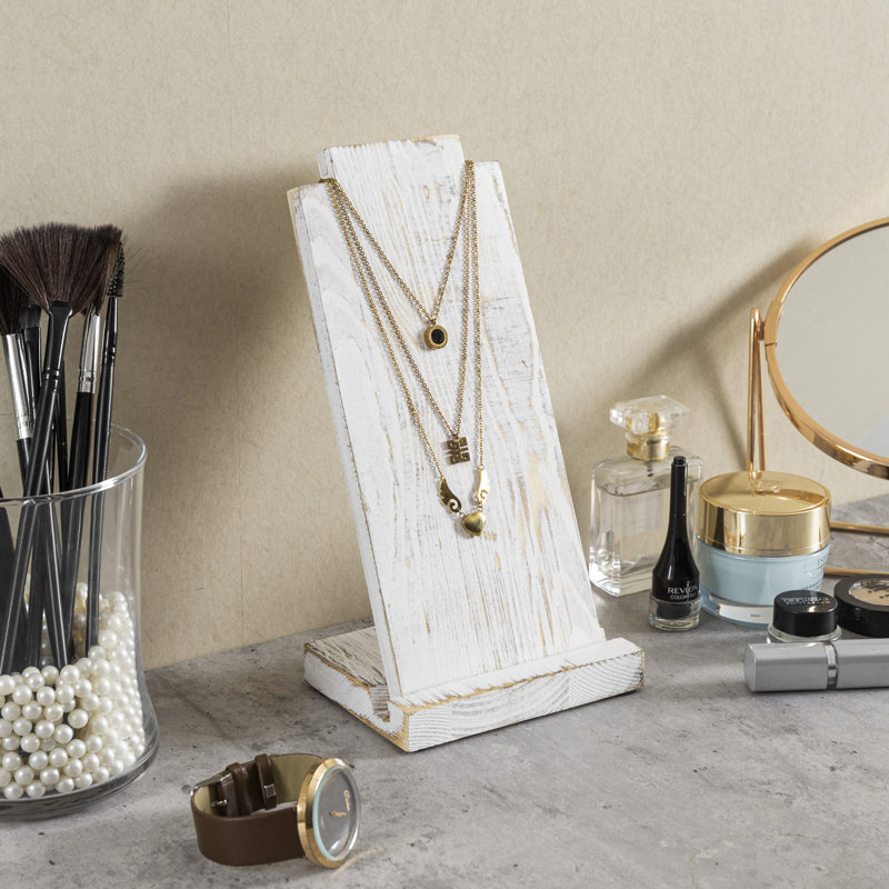 Solid Wood Necklace Jewellery Stand