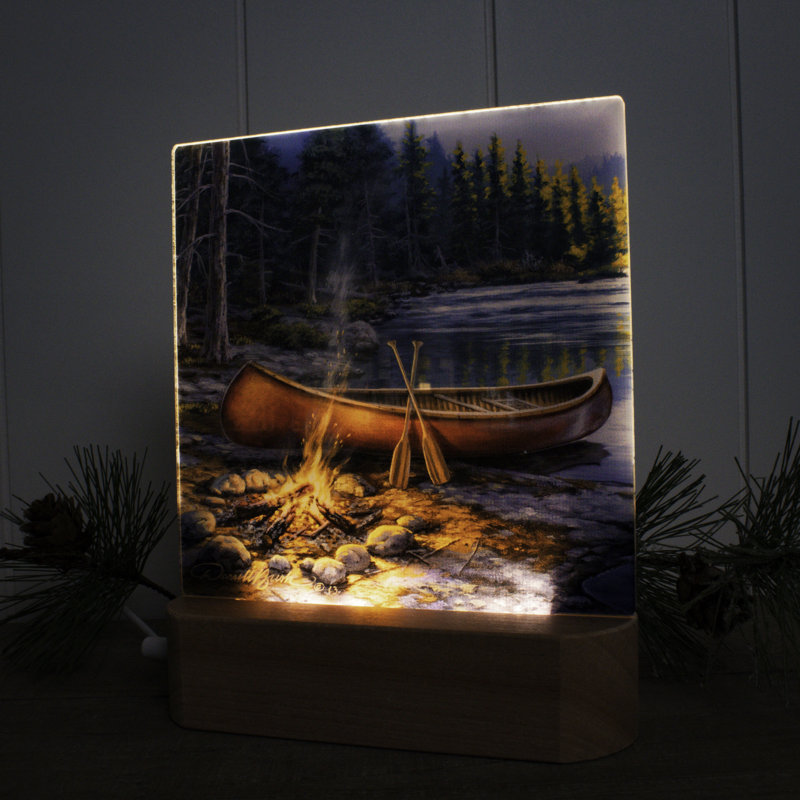 Veilleuse DEL rouge Canoe