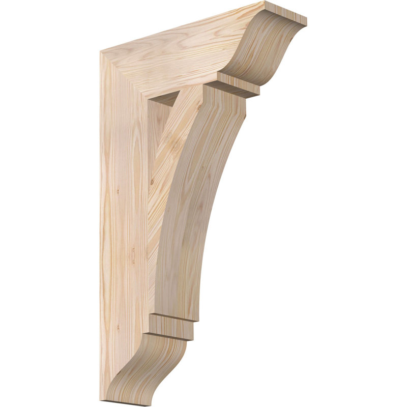 Support traditionnel Thorton, Douglas (lisse), H 30 po x l 5,5 po x P 18 po