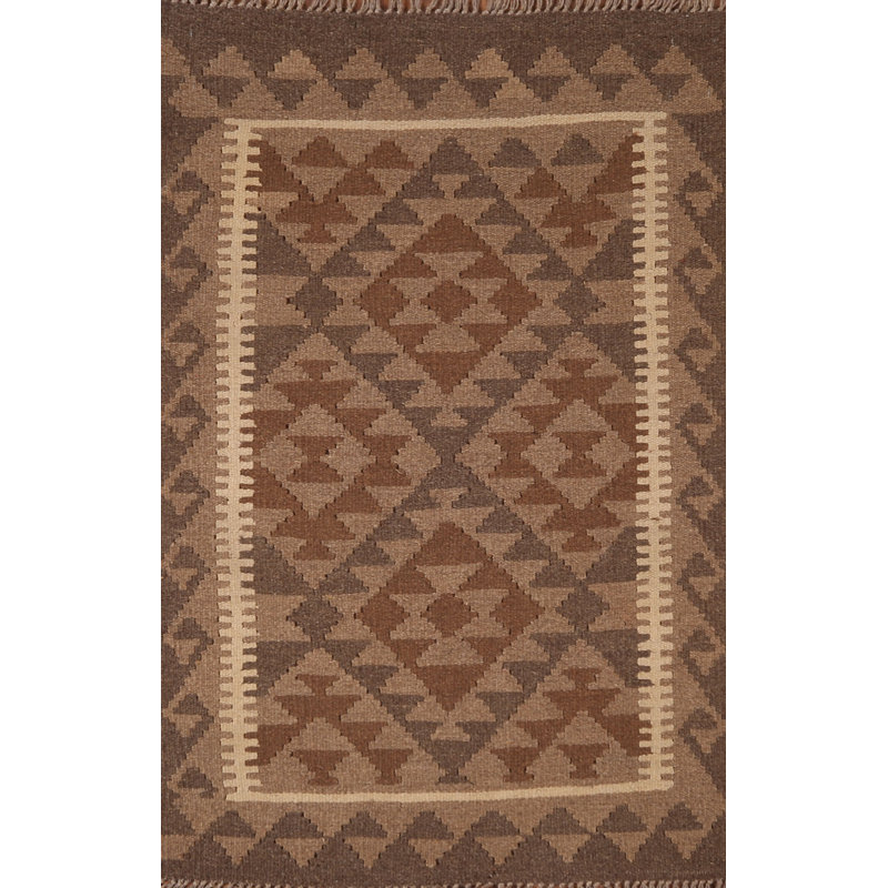 Geometric Kilim Oriental Area Rug 3x4