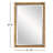Mariella Metal Rectangle Wall Mirror