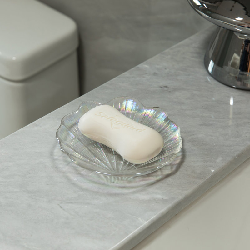 Porte-savon en verre iridescent Fabulaxe